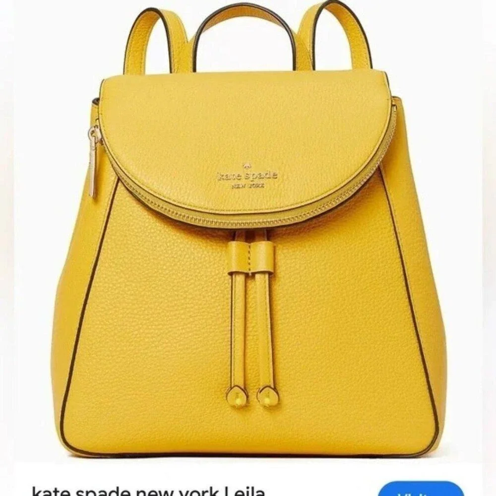 Kate Spade New York Leila Medium Flap Backpack - NWOT (New) - Picture 2 of 4